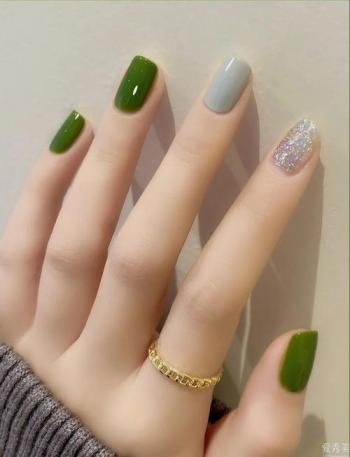 橙美甲图片 _ 第(6)张