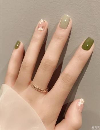 橙美甲图片 _ 第(14)张