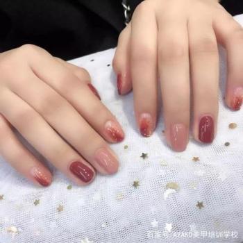 橙美甲图片 _ 第(18)张