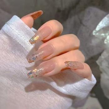 美甲显白图片最新款秋冬 秋冬显白美甲图片大全第6张