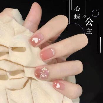 白色法式美甲图片最新 乳白色法式美甲图片第5张