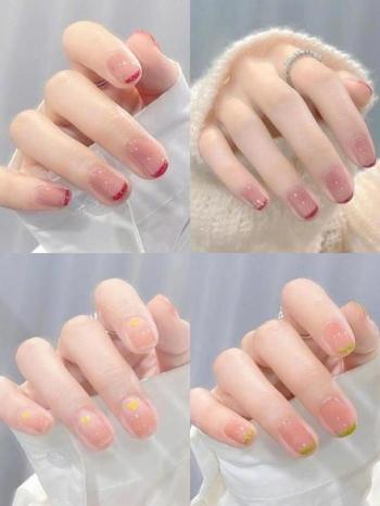 白美甲图片 _ 第(2)张