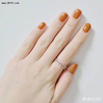 橙美甲图片 _ 第(19)张
