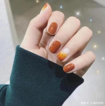 橙美甲图片 _ 第(17)张