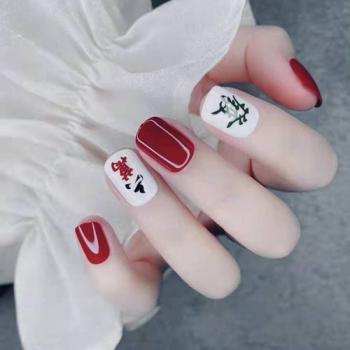 白美甲图片 _ 第(18)张