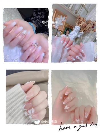 白美甲图片 _ 第(10)张