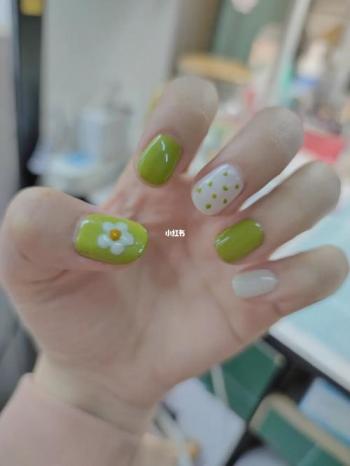 绿美甲第5张