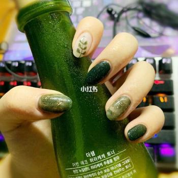 绿美甲图片 _ 第(10)张