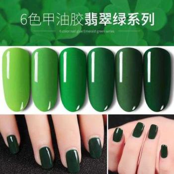 绿美甲图片 _ 第(13)张