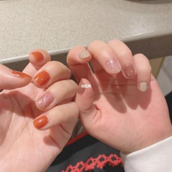 橙美甲图片 _ 第(14)张
