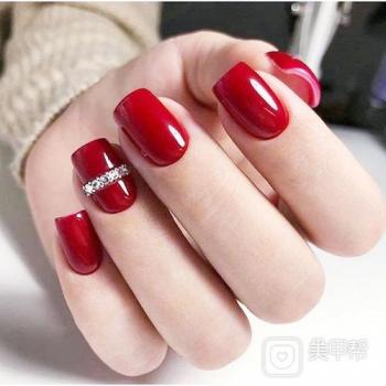 白美甲图片 _ 第(13)张