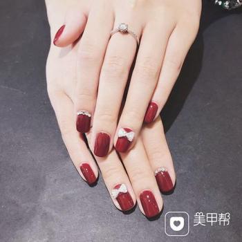 白美甲图片 _ 第(19)张