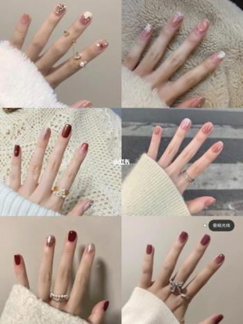 白美甲图片 _ 第(1)张