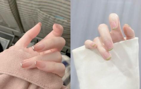 白美甲图片 _ 第(2)张