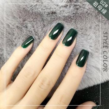 绿美甲图片 _ 第(15)张