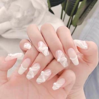 白美甲图片 _ 第(16)张
