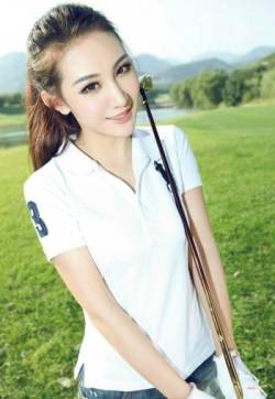 最美高尔夫女孩,清新靓丽私房照写真图片下载