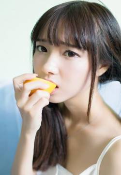 甜甜的少女与柠檬小清新素颜女孩写真集