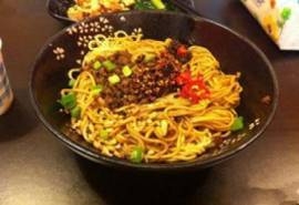 四川美食宜宾燃面图片