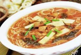 杭州美食片川儿面图片