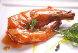 干烤大虾图片  金陵菜图片  苏菜图片
