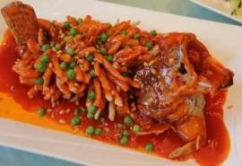 松鼠鳜鱼图片  苏锡菜图片  苏菜图片