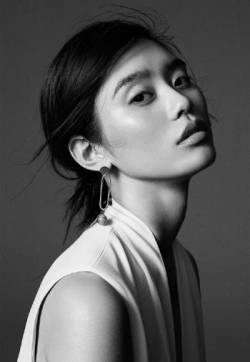 中国内地上海女模特奚梦瑶性感冷艳迷人写真图片
