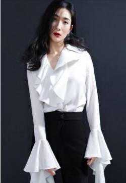 中国著名湖南省益阳女演员《ICON-F时尚画报》陶昕然高清写真图片：岁月静好