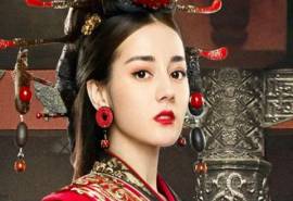 高清新疆乌鲁木齐美女演员迪丽热巴《丽姬传》唯美古装人物剧照图片