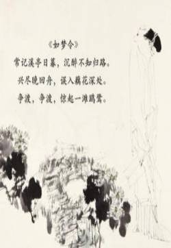 李清照经典唯美古诗词文字图片