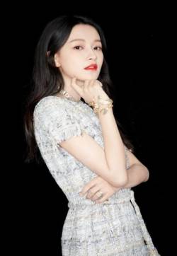 林省通化市集安女明星孙怡清新靓丽国剧盛典活动高清图片
