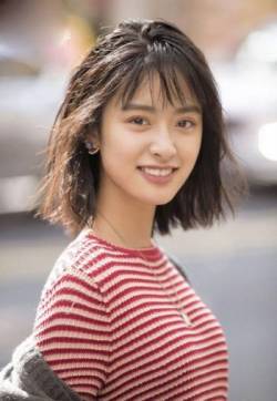 高清美女沈月冬日街拍唯美小清新写真图片