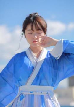 高清浙江省宁波美女徐娇性感古装汉服图片