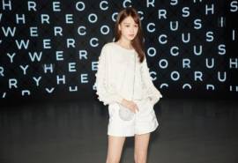 林省通化市集安女明星孙怡清新脱俗活动写真图片