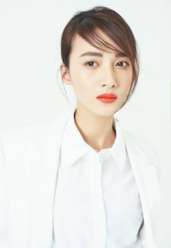 中国内地河北女演员冯文娟西装帅气性感写真