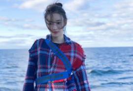 高清中国内地女模特刘凡菲户外性感时尚写真