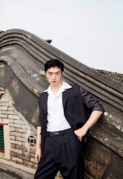 中国大陆山东泰安男模特金大川帅气时尚型男写真桌面壁纸第张