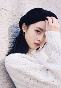 中国内地女广东陆丰模特章乐韵甜美街拍图片