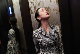 中国内地湖南长沙女演员李梦复古韵味活动写真图片