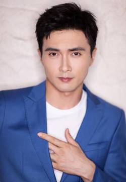 中国内地影视黑龙江密山男演员高伟光蓝色西装帅气写真图片