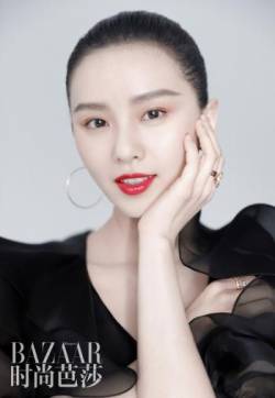 刘诗诗时尚芭莎复工首封大片写真图片