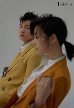 高清高清辽宁美女何杜娟金泽暖色系CP穿搭写真图片