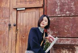 高清女明星王玥兮街拍私服照图片