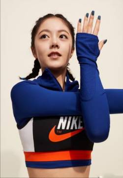 高清中国内地辽宁省沈阳女演员赵今麦活力运动风写真图片