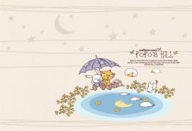 韩国可爱手绘狗狗漫画壁纸