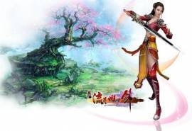 浓厚中国风3D网游流星蝴蝶剑高清壁纸