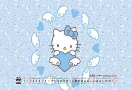 动漫壁纸制作的2013年3月日历桌面