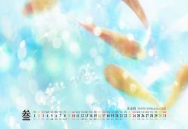 2013年3月日历壁纸之宽屏炫简桌面【3】