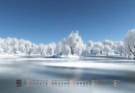 好看的风景日历壁纸之2013年3月桌面【2】