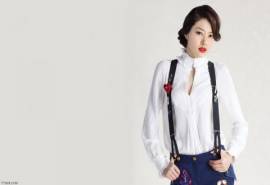 中国内地南京女演员熊黛林美女模特壁纸